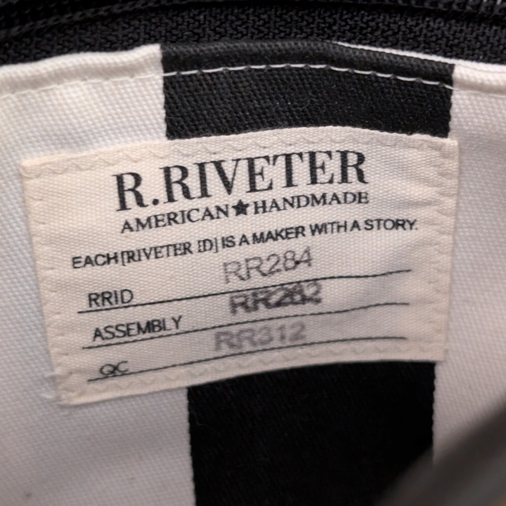 R. Riveter X U.S. Army Brown and Olive Canvas Crossbody Bag - Picture 8 of 8
